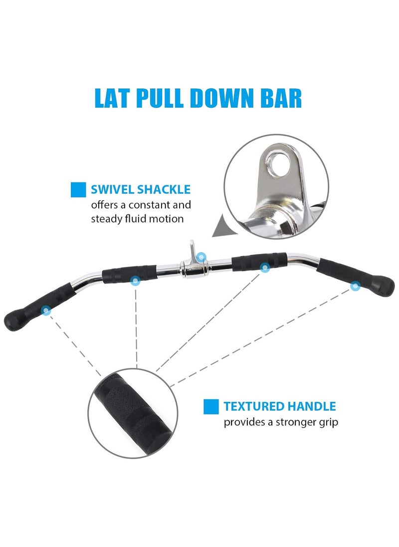 Generic Pull Down Attachment, Cable Machine Accessories for Home Gym, LAT Pull Down Attachment Weight Fitness  - Image 3