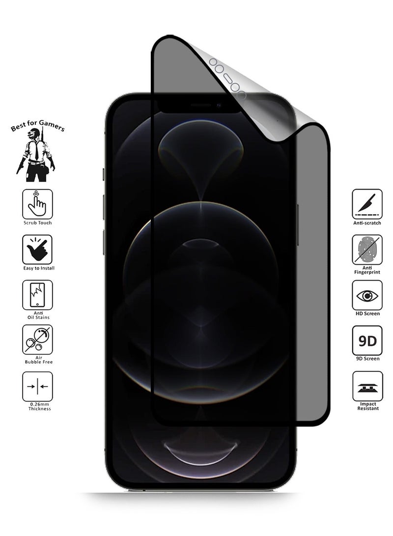 Techie Apple iPhone 12 Pro Max Matte Ceramic Privacy Screen Protector Film - Image 2