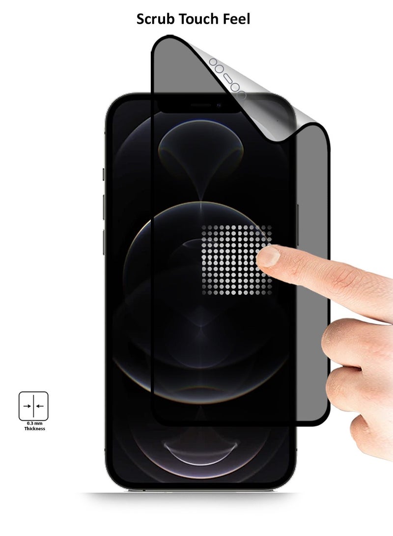 Techie Apple iPhone 12 Pro Max Matte Ceramic Privacy Screen Protector Film - Image 3