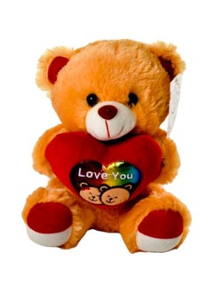 Toy Box Non-Toxic Stuffed And Plush Soft Teddy Bear Multicolor(30x18x16cm) 