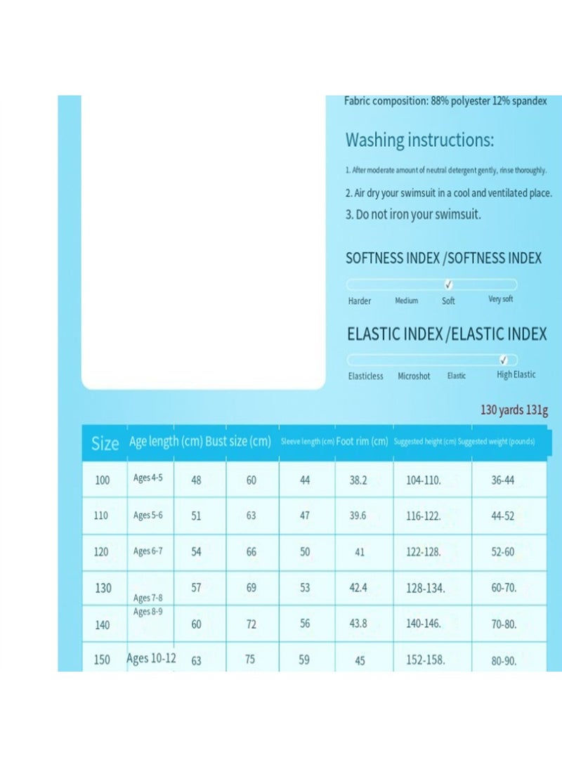 Loquat Children's Mermaid  Long Sleeve Swimsuit Pink/Green - Image 2