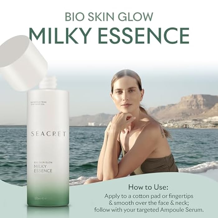 SEACRET Minerals Bio Skin Glow Milky Essence, Third-Generation Toner for Face, 4 Fl Oz / 120 ml - Image 4