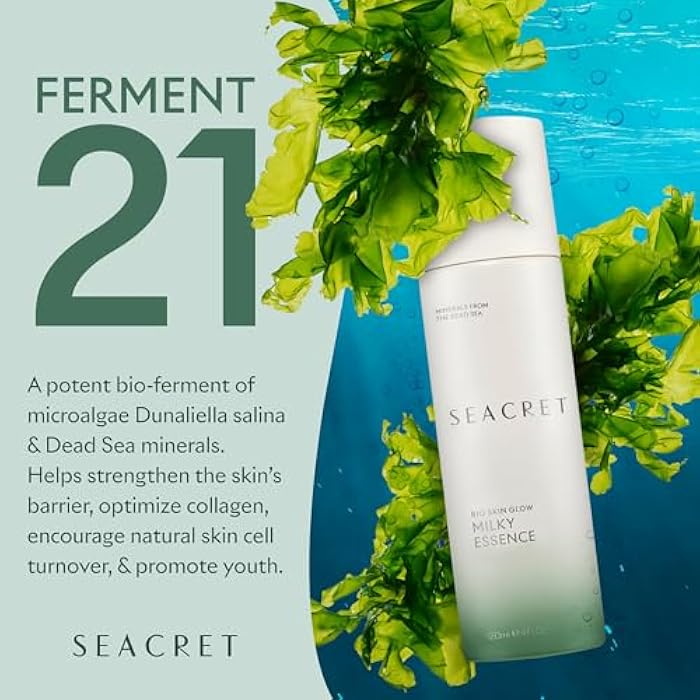 SEACRET Minerals Bio Skin Glow Milky Essence, Third-Generation Toner for Face, 4 Fl Oz / 120 ml - Image 5