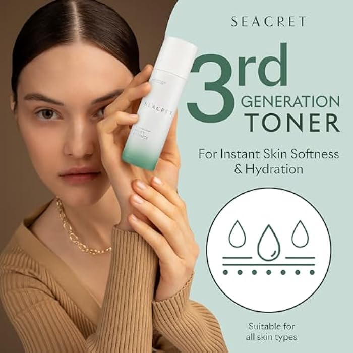 SEACRET Minerals Bio Skin Glow Milky Essence, Third-Generation Toner for Face, 4 Fl Oz / 120 ml - Image 2
