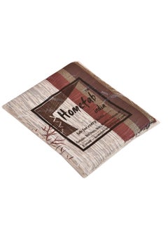 Homefab India Homefab India Jute Modern 2 Piece Eyelet Polyester Door Curtain Set - 7ft, Maroon  - Image 3