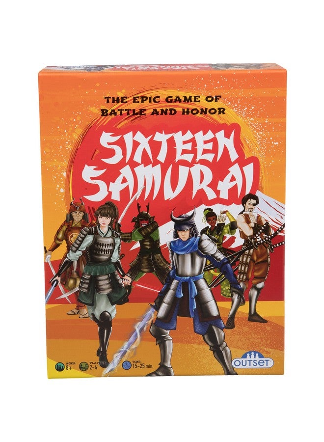 Outset Media Sixteen Samurai - an Epic Battle Between Rival Clans - Fast Action Card Game - 2 to 4 Players - Fun Family Game for Kids & Adults, Ages 8 an up by Outset - Image 2