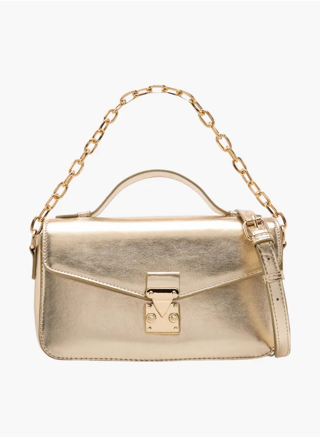 فلورا بيلا من شو إكسبرس Women's Monogram Print Crossbody Bag with Adjustable Strap and Twist Lock