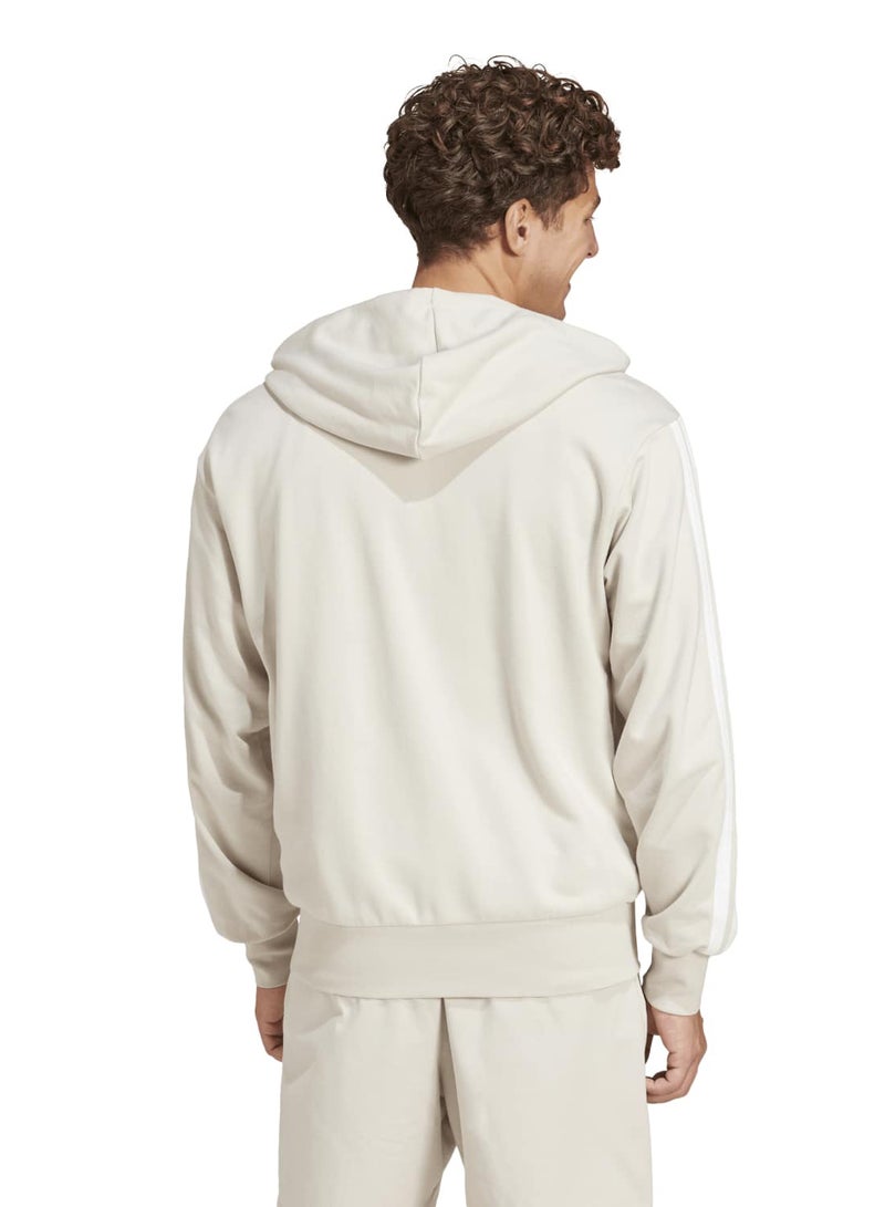 Adidas Essentials Three Stripes French Terry Fullzip Hoodie - Image 2