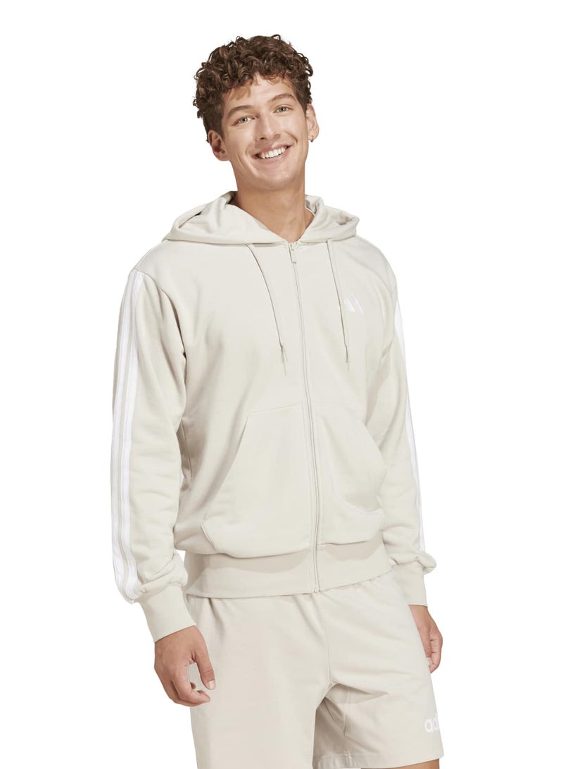 Adidas Essentials Three Stripes French Terry Fullzip Hoodie - Image 3