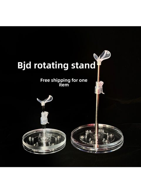 Six Branch Frame Fixed Handmade Mail B Rotating Transparent Bracket Dot 6 Points Display Standing Six 8 Points 4 Points 5 Points-Height:Stainless Steel-transparent Chassis Bracket-medium Size 6 Points