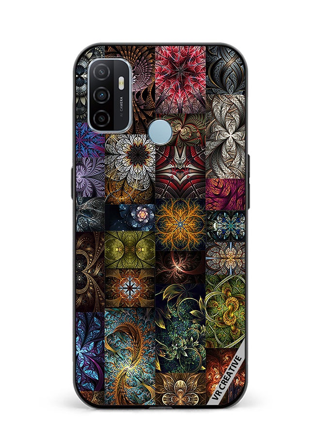 VR CREATIVE Protective Case Cover For Oppo A53 30 Mind Blowing Pieces Of Algorithmic Fractal Art Design Multicolour - Image 1