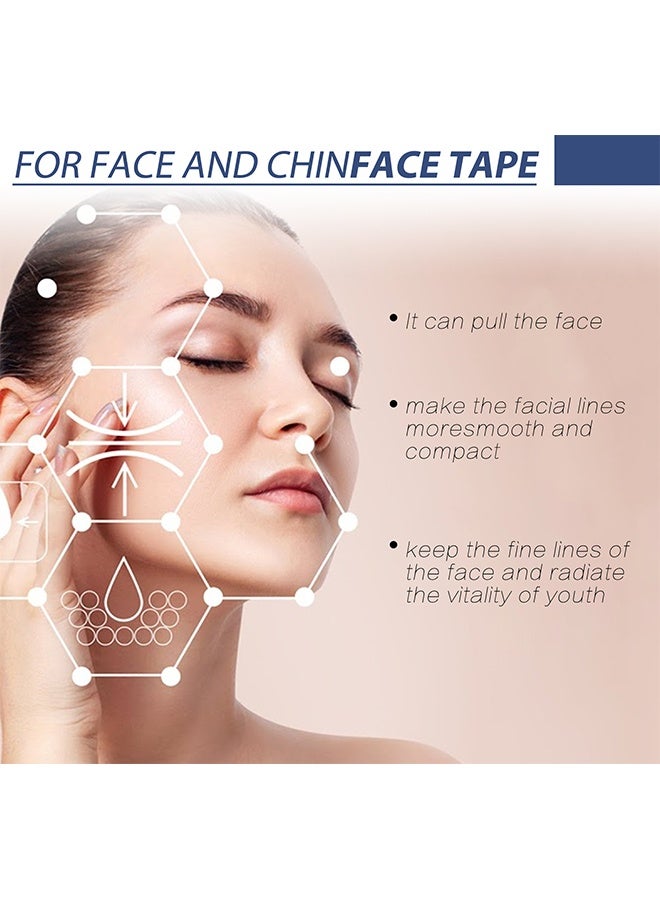 EELHOE 60PCS Face Lift Tape, Face Neck Tape Lifting Invisible, High Elasticity Wrinkle Patches, Invisible Face Tapes For Lifting Eyes Double Chin Jowls, Wrinkle, Lifting Saggy Skin, Waterproof, Face Stickers Neck Eye Double Chin Lift V Shape - Image 5