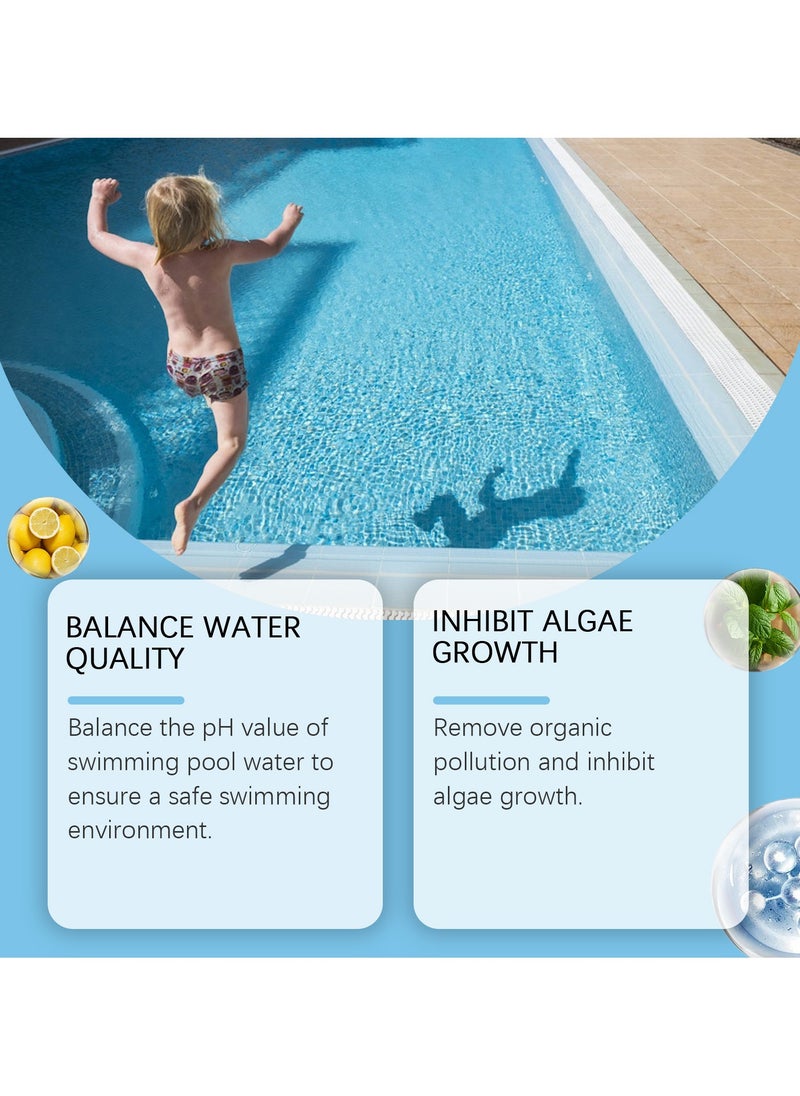 YEGBONG Crystal Clear Pool Cleaning Tablets White  - Image 3