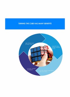 SYOSI المكعب السحري Rubix Cube 3x3 البناء على الطوب المكعب السحري لغز دعابة الدماغ ولعبة الطوب في 1 للأطفال والكبار هدية متوافقة مع Lego  - Image 3