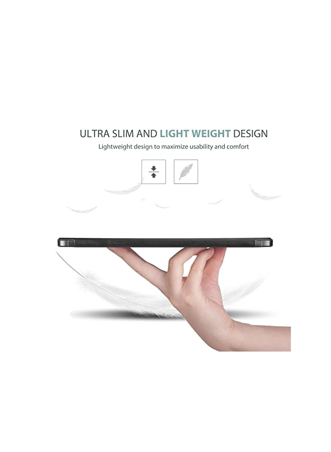 Procases for Galaxy Tab S8 Ultra 14.6 Inch 2022 Case, PU Leather Slim Trifold Protective Stand Case Smart Cover for 14.6 Galaxy Tab S8 Ultra 2022 Tablet SM-X900 SM-X906 -Black - Image 5