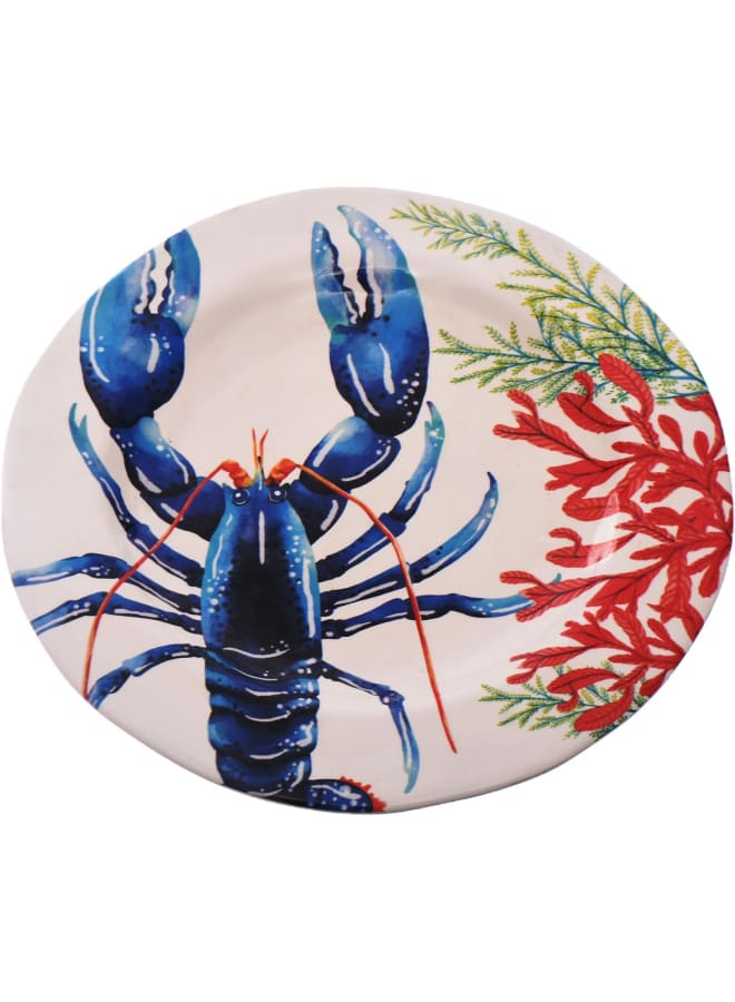 Moments Lobster Design Dessert Plate, 23 Cm Size - Image 1