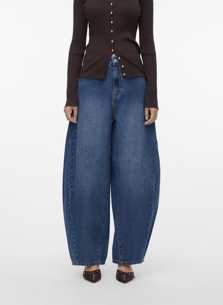VERO MODA Vmkaitlin High Waist Baggy Jeans - Image 1