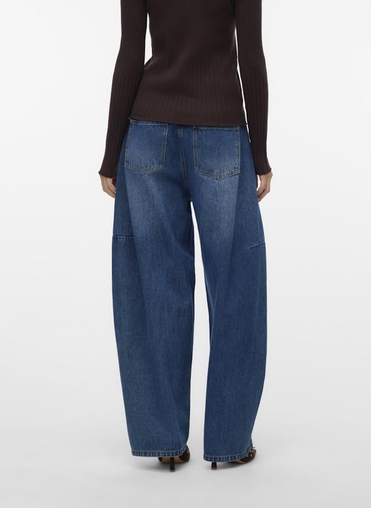 VERO MODA Vmkaitlin High Waist Baggy Jeans - Image 2