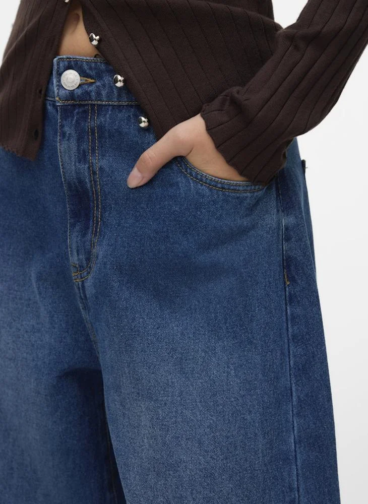 VERO MODA  Vmkaitlin High Waist Baggy Jeans for Women | Best Price UAE