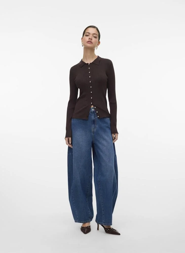 VERO MODA  Vmkaitlin High Waist Baggy Jeans for Women | Best Price UAE