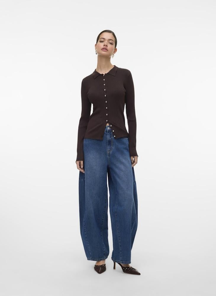 VERO MODA Vmkaitlin High Waist Baggy Jeans - Image 5