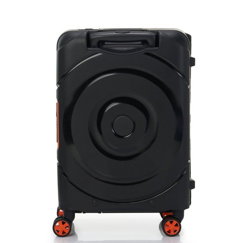 AMERICAN TOURISTER Circurity Suitcase, Cabin Size 55 cm / 20 inch, 4 Spinner Wheels, Hard Top, Polypropylene, Black|Scratch & Impact Resistant Material|Lightweight|XtraSecu™ 3 Point Locking System|TSA Lock - 3 Years International Warranty - Image 5