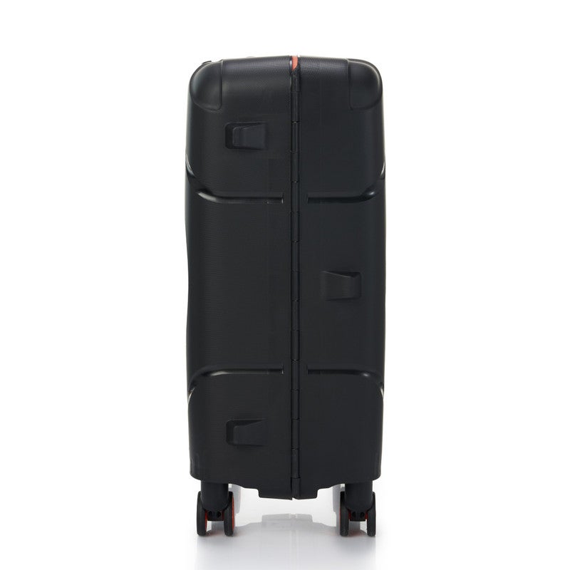 AMERICAN TOURISTER Circurity Suitcase, Cabin Size 55 cm / 20 inch, 4 Spinner Wheels, Hard Top, Polypropylene, Black|Scratch & Impact Resistant Material|Lightweight|XtraSecu™ 3 Point Locking System|TSA Lock - 3 Years International Warranty - Image 4