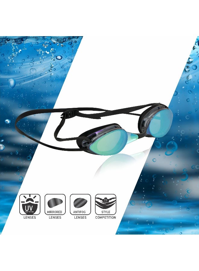Nivia Pro Speed Swimming Goggles For Men & Women With Adjustable Strap Goggles For Swimming, Swimming Goggles For Women, Swimming Goggles For Adults (Multicolor) - Image 1