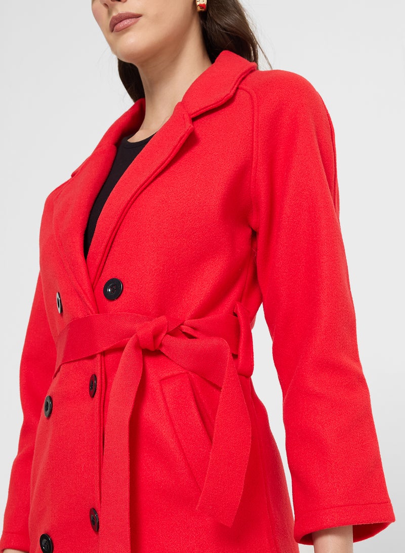 ايلا معطف بحزام - Image 3