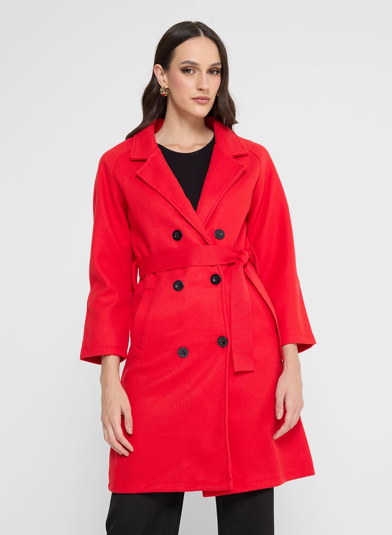 ايلا معطف بحزام - Image 1