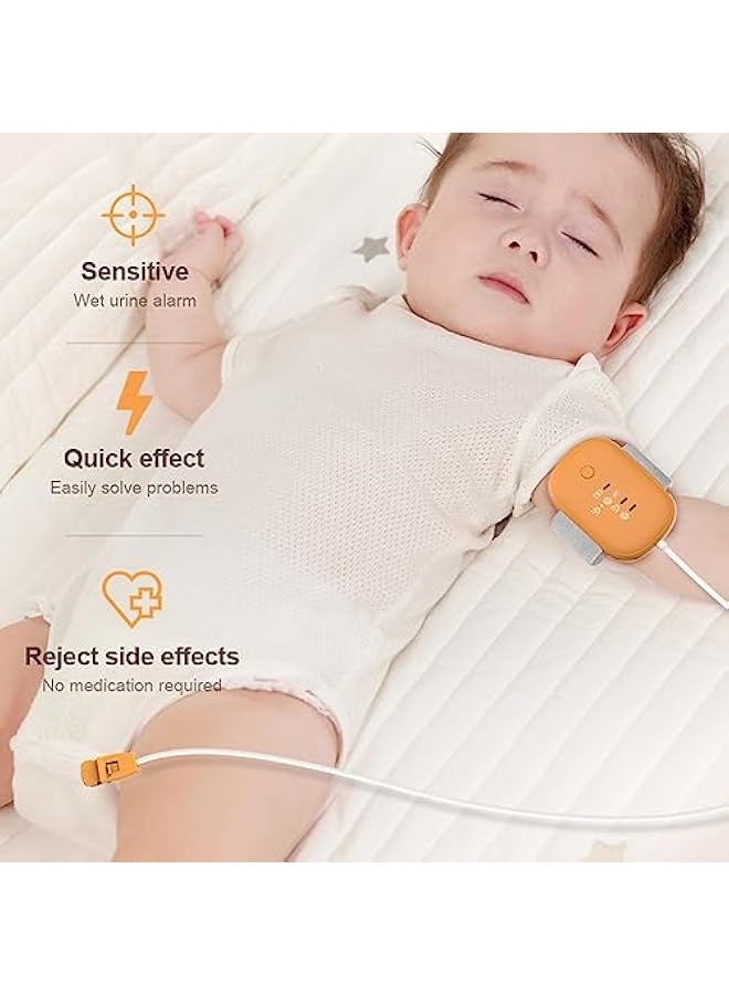 Wed Baby Bedwetting Alarm Pee Alarm for Boys Grils Kids Potty Training Elder Care Built-in Battery with Vibration Sound Vibration  Sound 3 Alarm Modes, Clip-on Type - Image 2