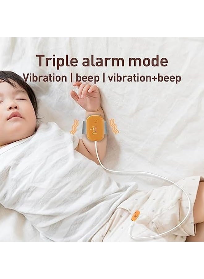 Wed Baby Bedwetting Alarm Pee Alarm for Boys Grils Kids Potty Training Elder Care Built-in Battery with Vibration Sound Vibration  Sound 3 Alarm Modes, Clip-on Type - Image 4