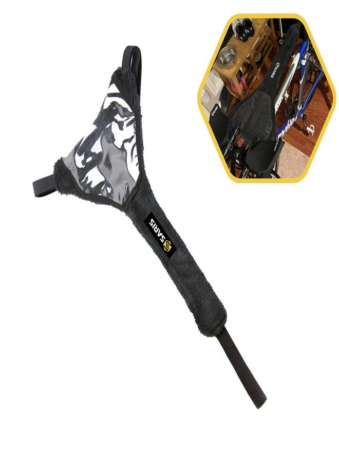 Saris Bike Frame Sweat Guard with Phone Pouch for Indoor Cycling - Protects from Sweat Corrosion - Compatible with Most Bikes - Easy to Install - Image 1