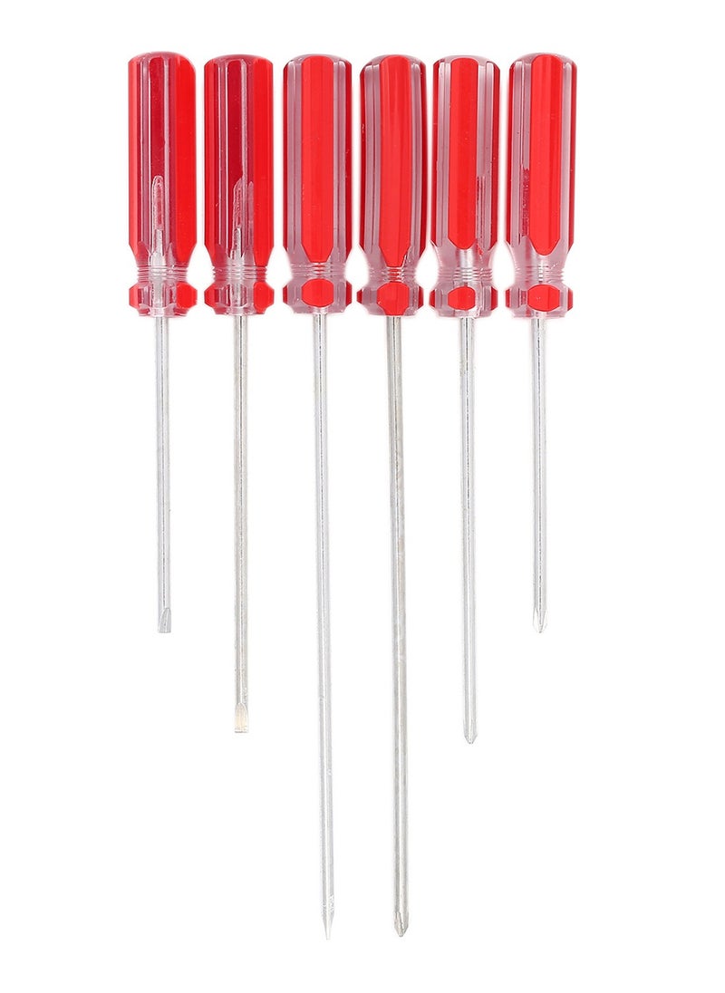 BMB tools - 6-Piece Screwdriver Set - Red - Image 1