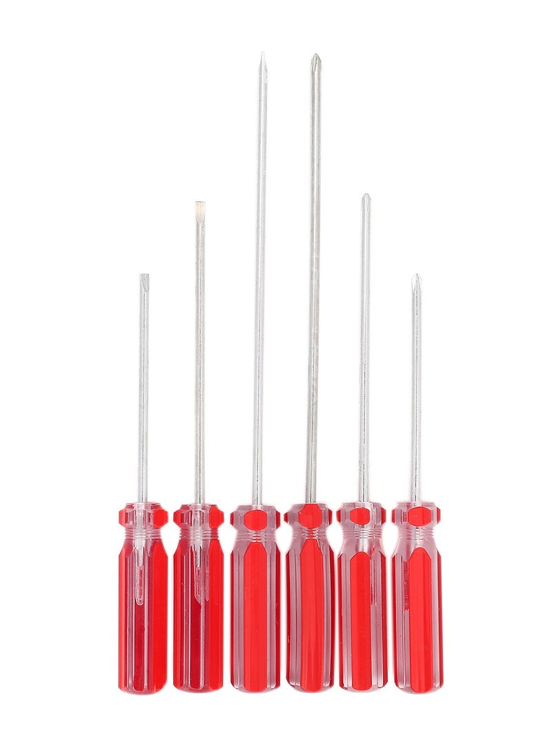 BMB tools - 6-Piece Screwdriver Set - Red - Image 1