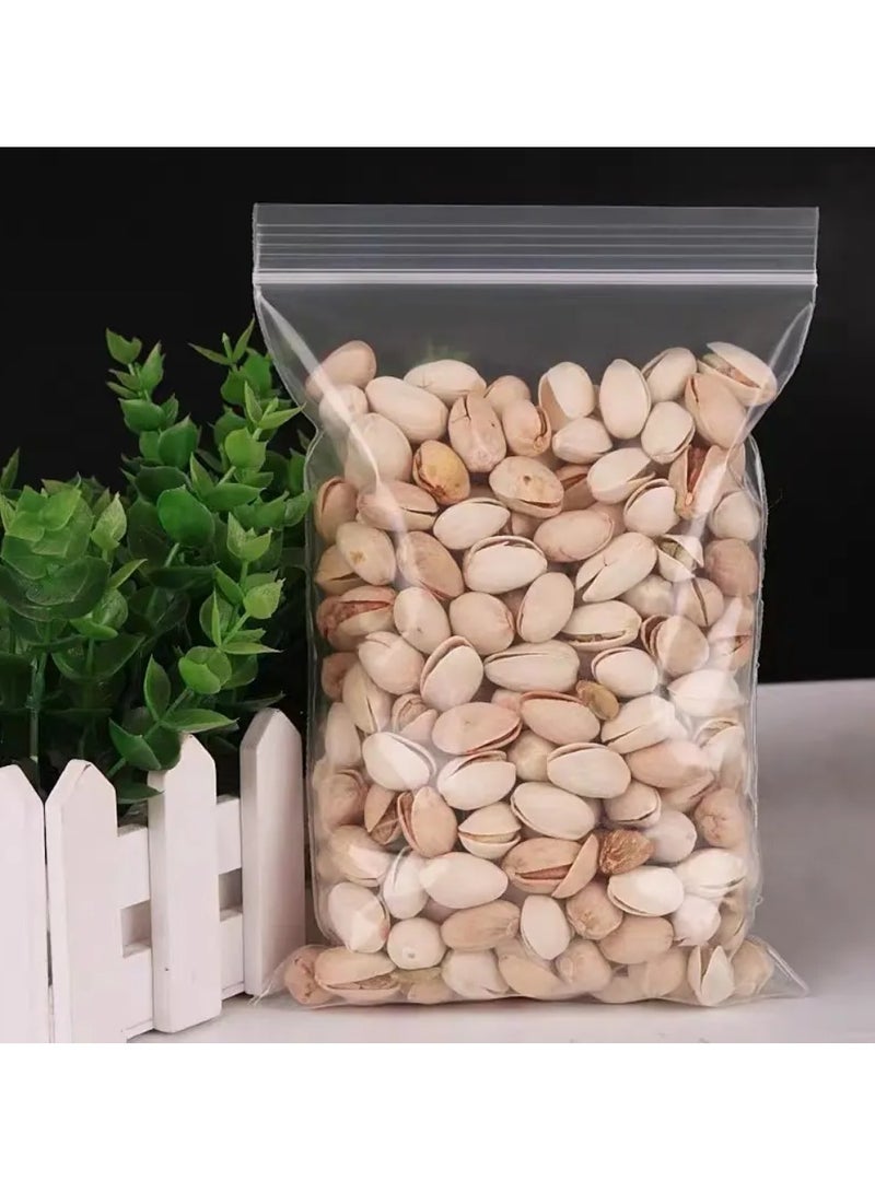 Reusable Plastic Food Storage Bags, Easily store food and all belongings, Transparent, Zipper Closure, Waterproof, Smell Proof, Portable, Durable, Single Material Construction with Built-in Zipper, Different Sizes And Numbers Of Pices