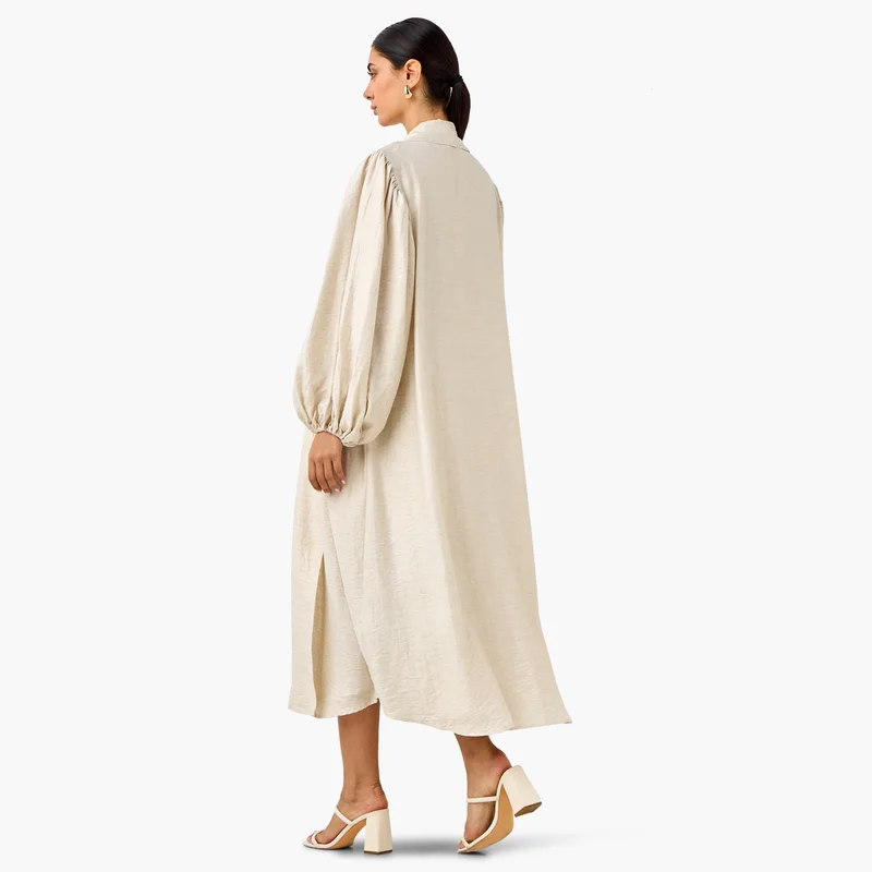 Iconic Iconic Sleeveless Lurex Dress with Open Front Longline Shrug