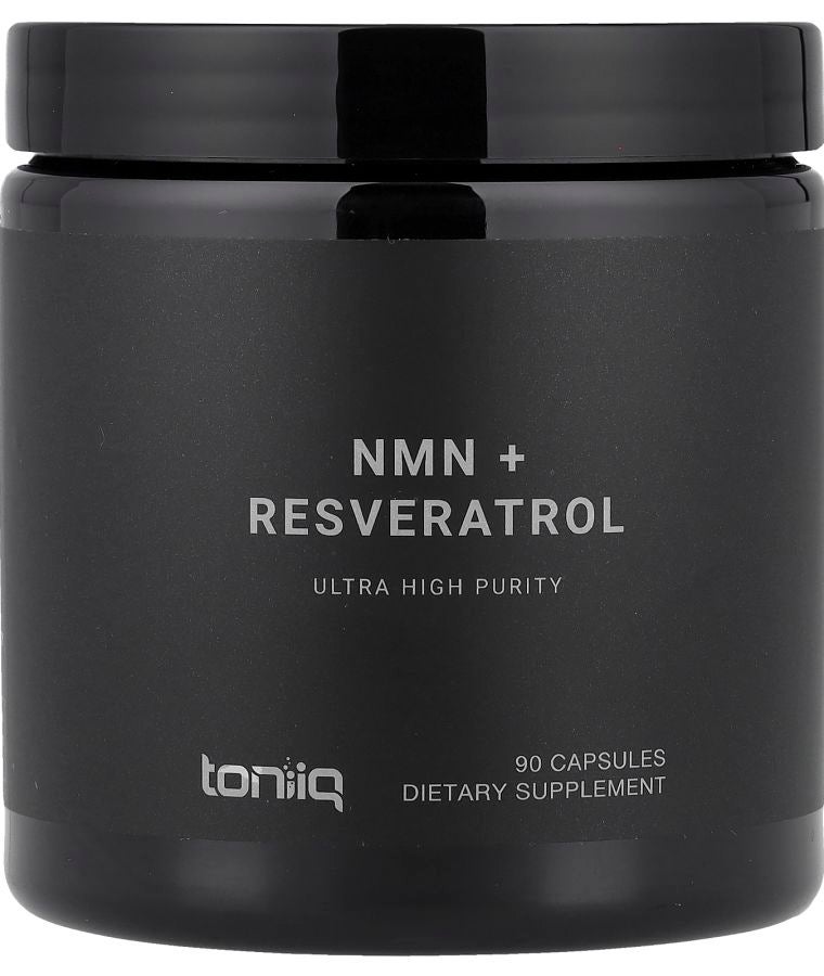 Toniiq NMN + Resveratrol 90 Capsules
