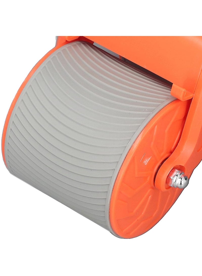 Gonice - Automatic Rebound Abdominal Wheel, Slip Resistant Low Noise Elbow Support Core Exercise Roller Intelligent Display for Men Women for Domestic (Orange) - Image 1