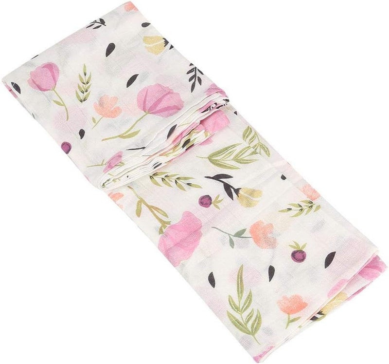 klarako Baby Cotton Blanket, Breathable Newborn Swaddle Muslin Blanket Baby Infant Soft Bath Towel Wrap Cloth 120 * 120cm(#4) - Image 3
