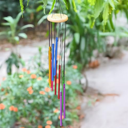 Hindcraft Wind Chimes for Home Décor – Positive Energy Decoration for Living Room, Bedroom, and Balcony | Housewarming Gifts, Stylish Showpieces, and Gift Items for Women, Multicolor 12-Pipe - Image 5