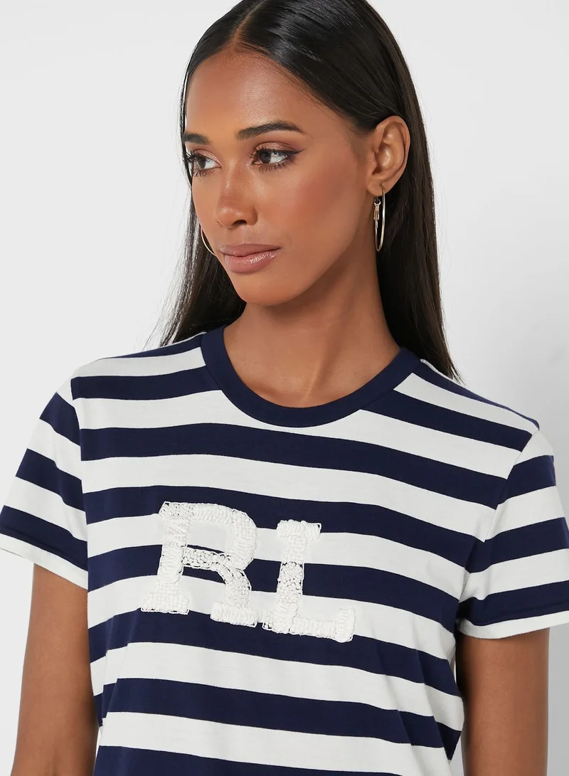 POLO RALPH LAUREN Striped Crew Neck T-Shirt