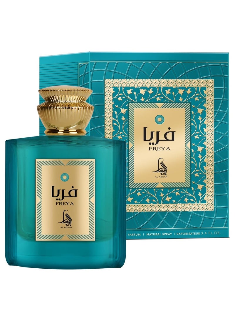 Al Absar The Freya 100ml - EDP Luxurious Long-Lasting Fragrance for Women - Premium Floral and Musk Scent - Image 1