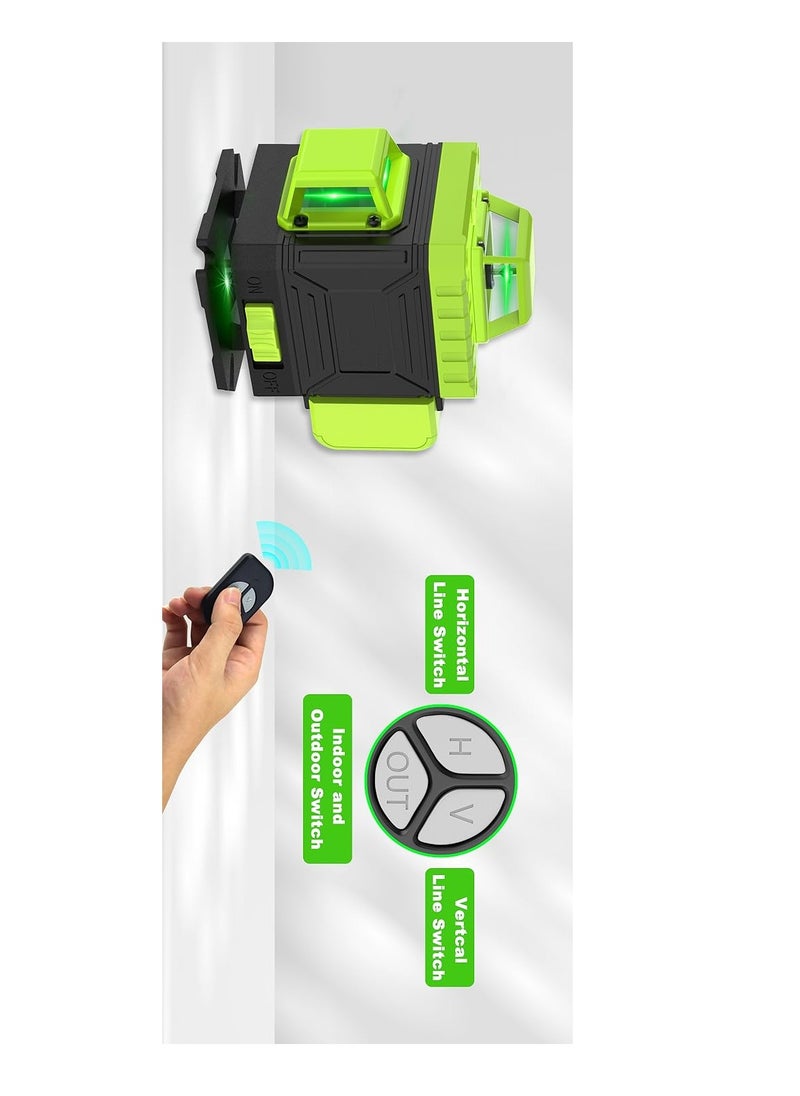 Keen - 16-Line 360-Degree Laser Meter with Two Rechargeable Batteries and a Large ase - Image 1