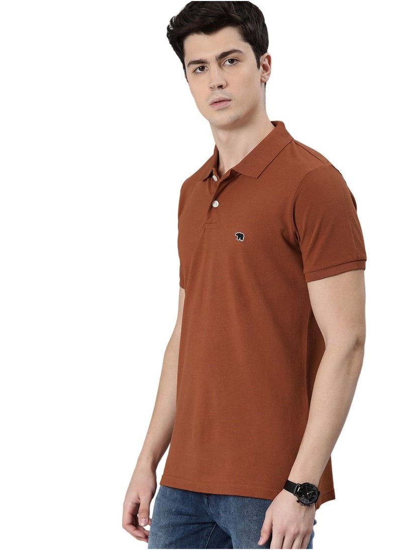 THE BEAR HOUSE Men’s Polo T-Shirt – Soft, Breathable Cotton, Classic Fit for All-Day Comfort, Stylish Casual Shirt for Summer, Everyday Wear & Outdoor Activities  - Image 1