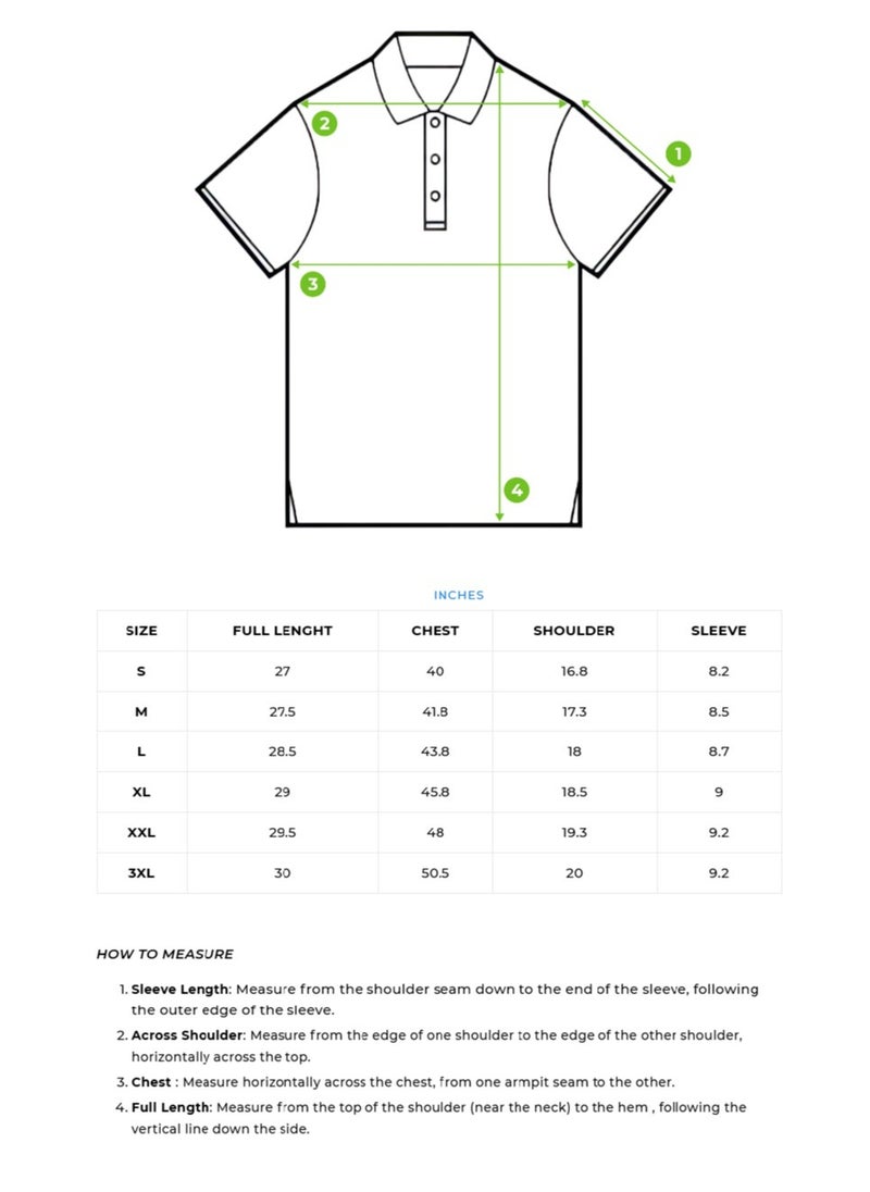 THE BEAR HOUSE Men’s Polo T-Shirt – Soft, Breathable Cotton, Classic Fit for All-Day Comfort, Stylish Casual Shirt for Summer, Everyday Wear & Outdoor Activities  - Image 4