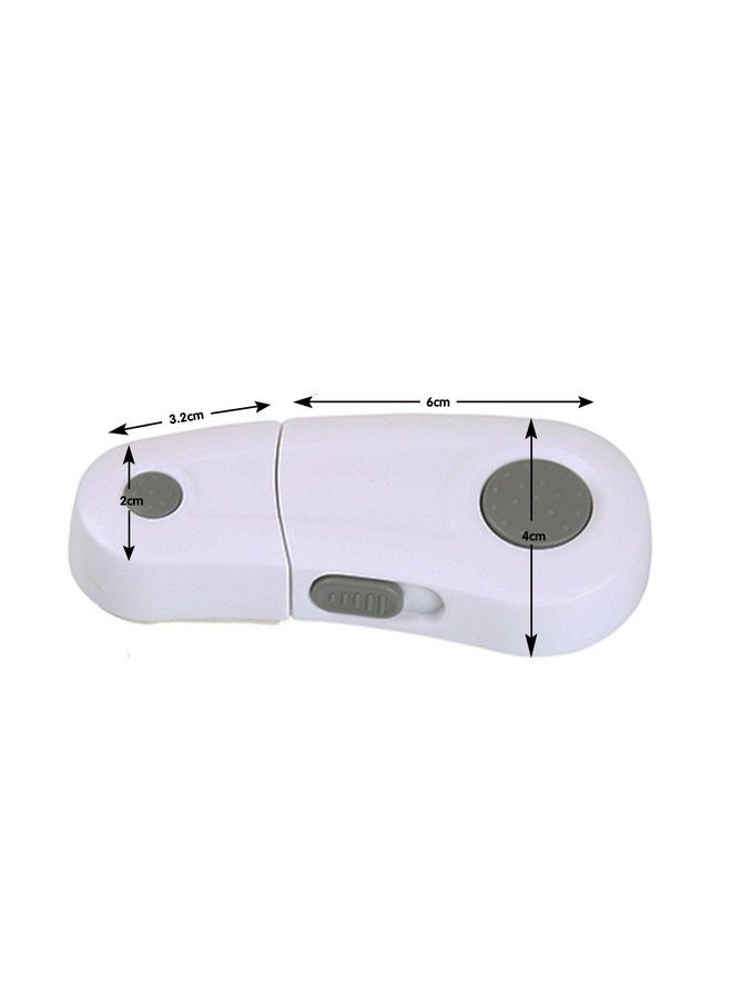 Safe-O-Kid Safe O Kid Durable Elegant Child Safety Cabinet Lock Grey Pack Of 16 - Image 5