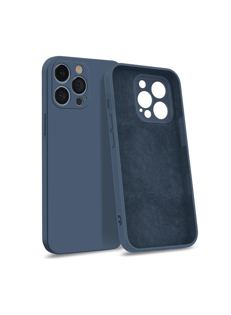 WRISTWISE Case Cover for iPhone 13 Pro - [Camera All-Round Protection] [Soft Microfiber Lining Anti-Scratch] Shockproof Phone Case Cover, Blue - Image 1