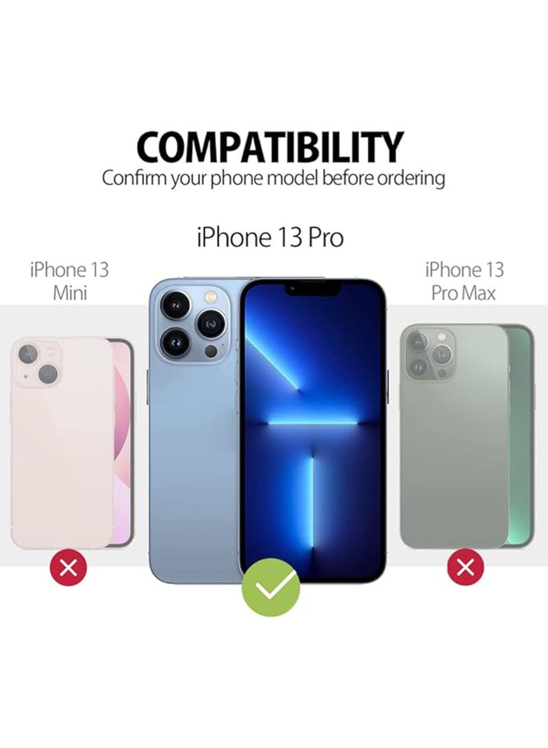 WRISTWISE Case Cover for iPhone 13 Pro - [Camera All-Round Protection] [Soft Microfiber Lining Anti-Scratch] Shockproof Phone Case Cover, Blue - Image 2