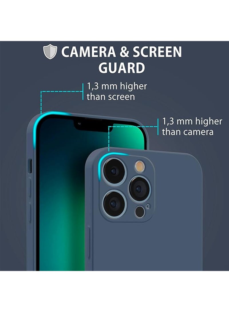 WRISTWISE Case Cover for iPhone 13 Pro - [Camera All-Round Protection] [Soft Microfiber Lining Anti-Scratch] Shockproof Phone Case Cover, Blue - Image 3